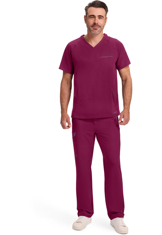 HH 360 2382 Men's Steven Scrub Top Wine