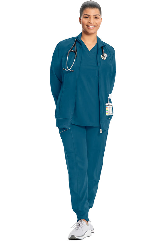 Infinity 2391A Women's Zip Front Jacket Caribbean Blue