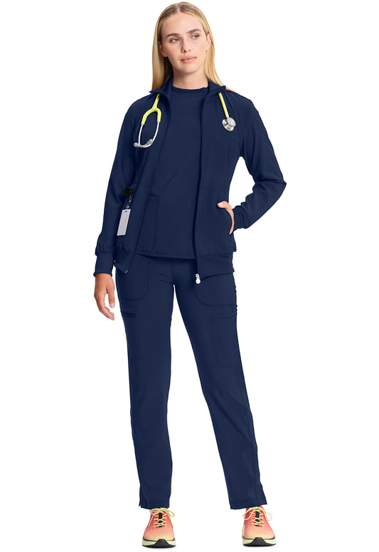 Infinity 2391A Women's Zip Front Jacket Navy