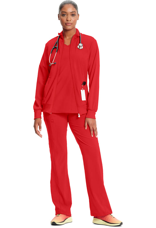 Infinity 2391A Women's Zip Front Jacket Red