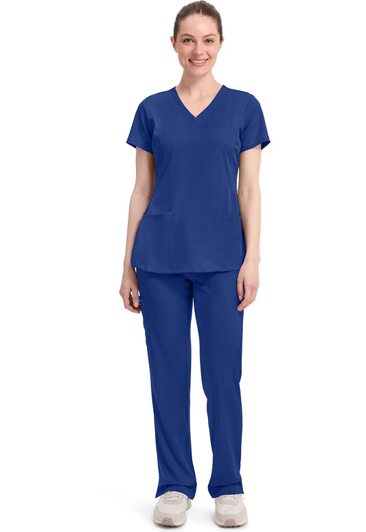 HH Works 2500 Women's Monica Scrub Top Galaxy Blue