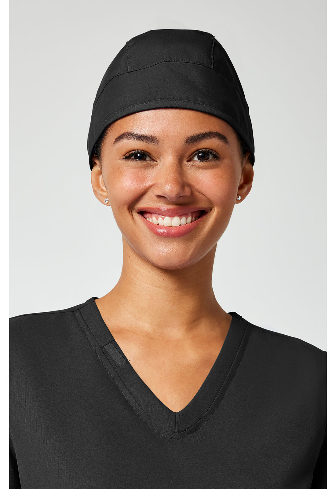 Scrub Hats 2506 Unisex Scrubs Hat Black