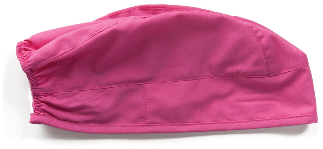 Fashion Solids 2506 Scrubs Hat Shocking Pink Model Image Front | Cherokee