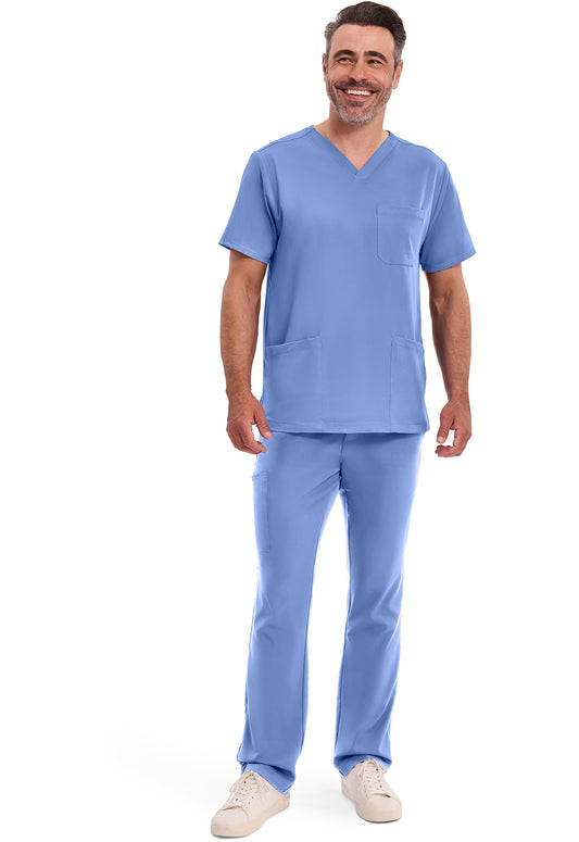 HH Works 2590 Men's Mathew Scrub Top Ceil
