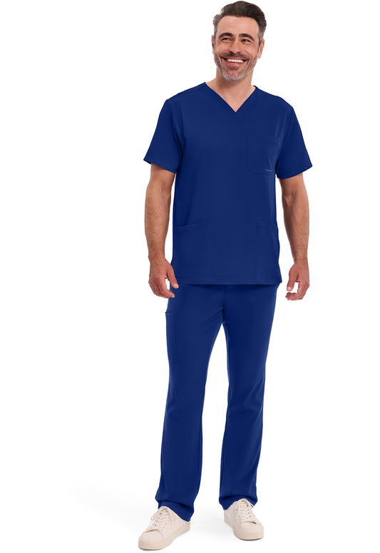 HH Works 2590 Men's Mathew Scrub Top Galaxy Blue