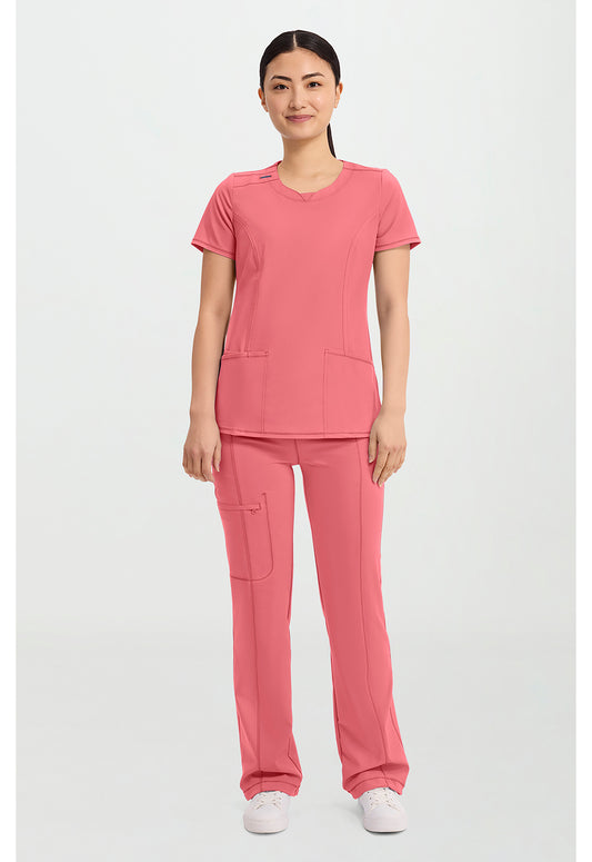 Infinity 2624A Women's Round Neck Scrub Top Pinkerton