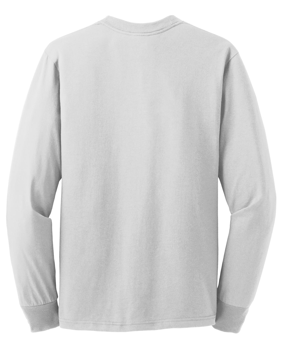 Jerzees Dri-Power 50/50 Cotton/Poly Long Sleeve T-Shirt. 29LS White