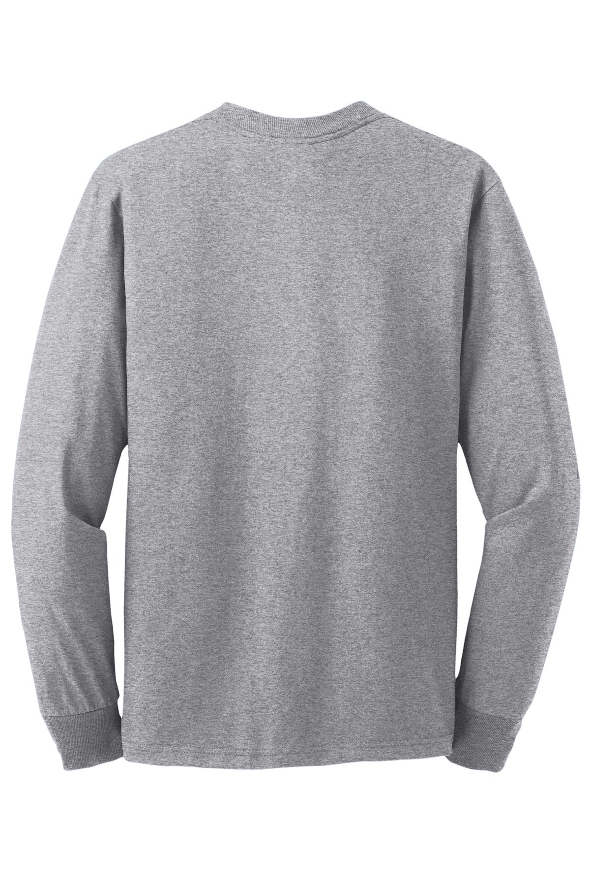 Jerzees Dri-Power 50/50 Cotton/Poly Long Sleeve T-Shirt. 29LS Athletic Heather