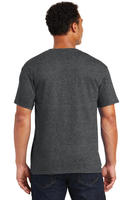 Jerzees Dri-Power 50/50 Cotton/Poly T-Shirt. 29M Black Heather