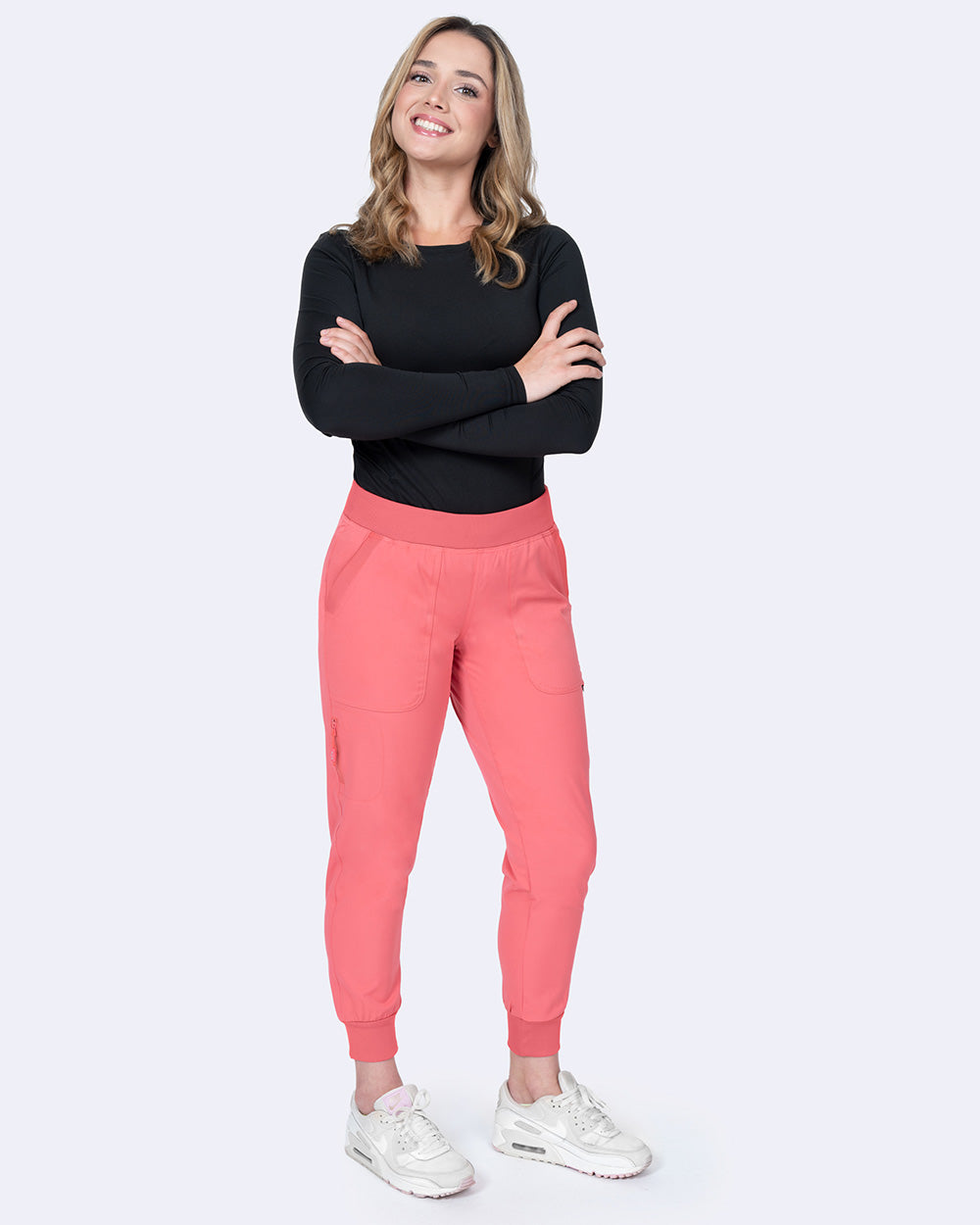 Ava Therese 3017 Rachel Jogger Pant Coral