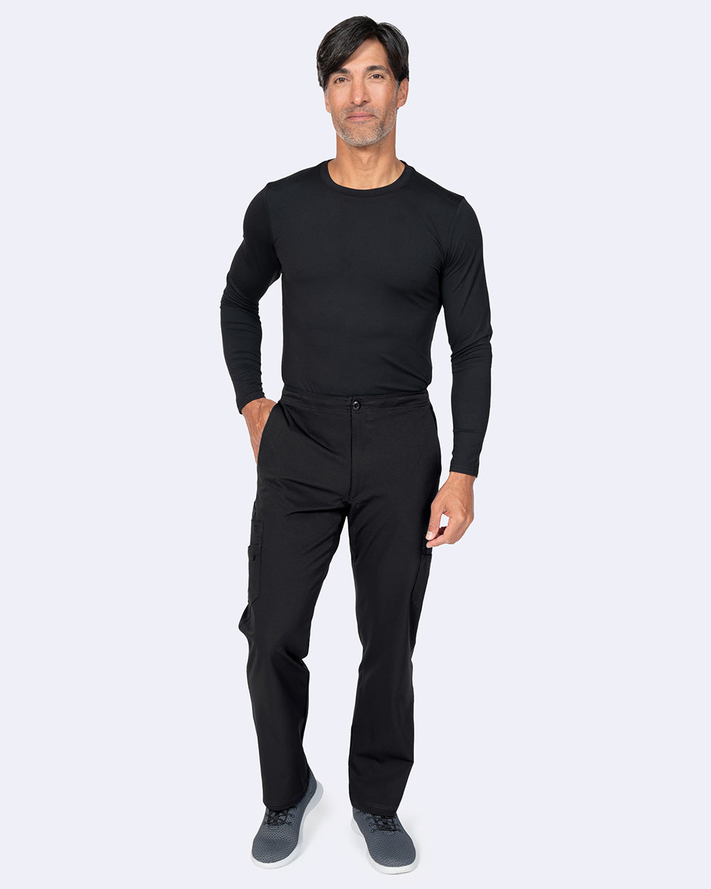 Zavate 3022 Mens Cargo Pant Black