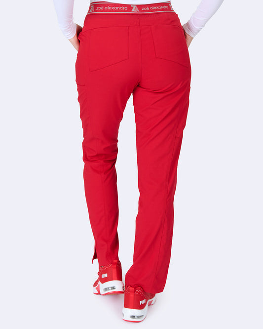 Zoe Alexandra 3027 Greenwich Straight Leg Pant Red