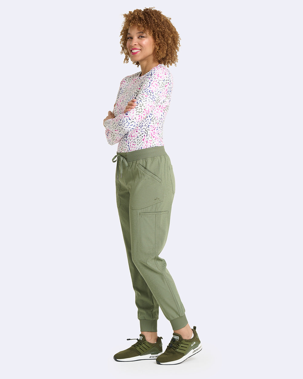 Ava Therese 3070 Sheba Jacquard Pant Olive