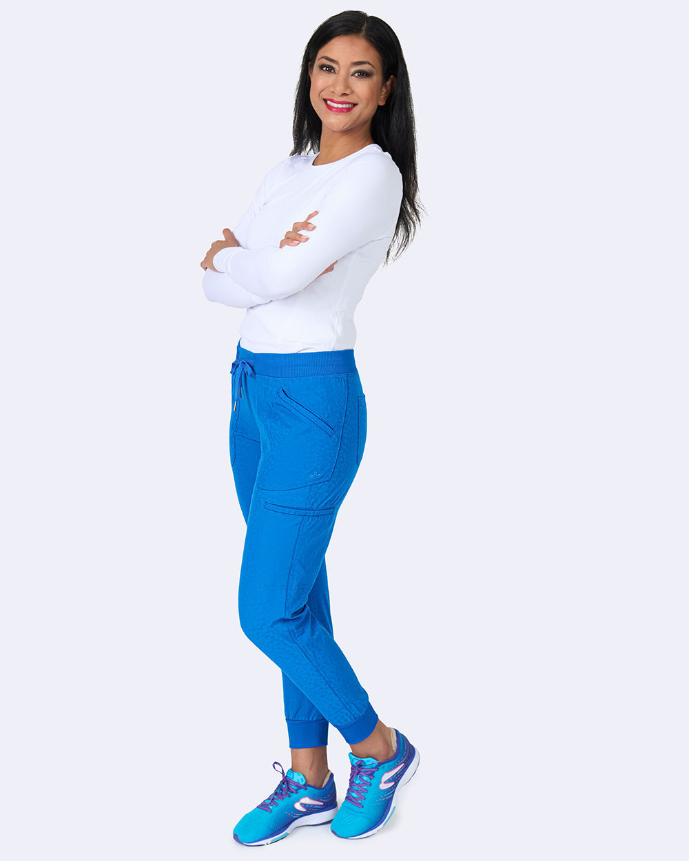 Ava Therese 3070 Sheba Jacquard Pant Jacquard Royal