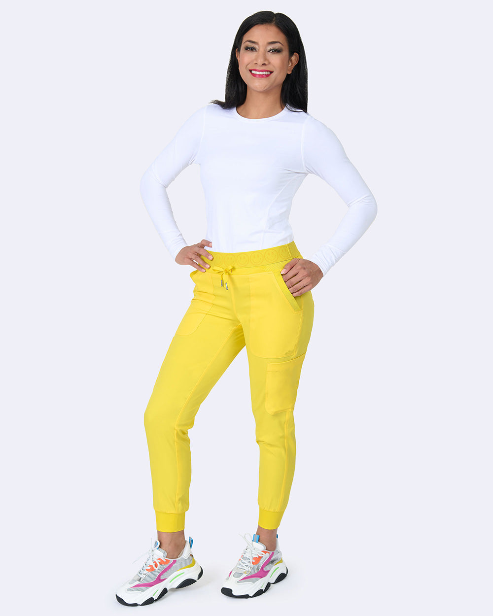 Ava Therese 3080 Smile Jogger Pant Blazing Yellow