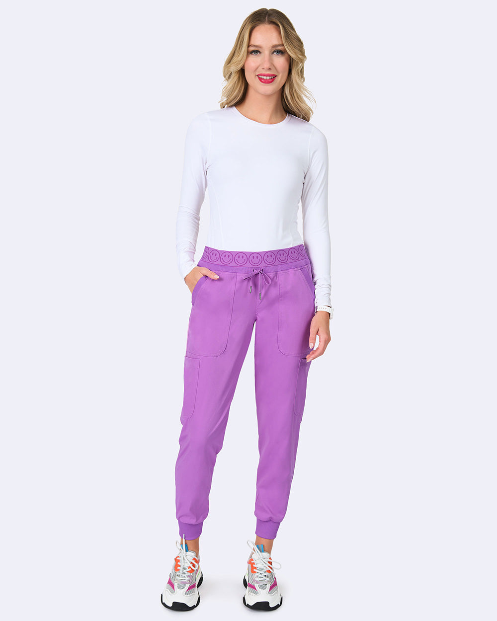 Ava Therese 3080 Smile Jogger Pant Power Purple