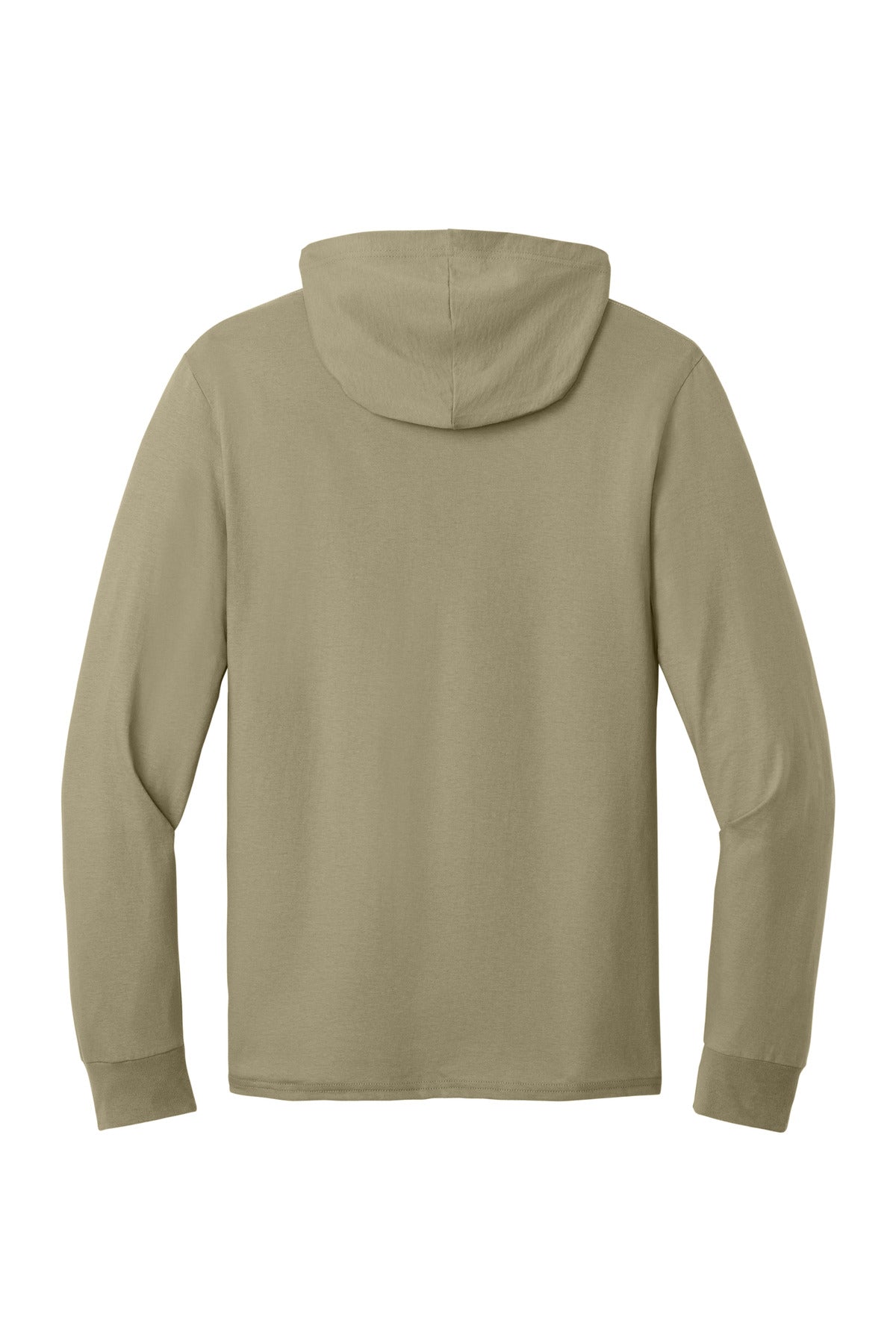 Jerzees Classics Unisex Cotton Long Sleeve Hooded T-Shirt 363LH Khaki