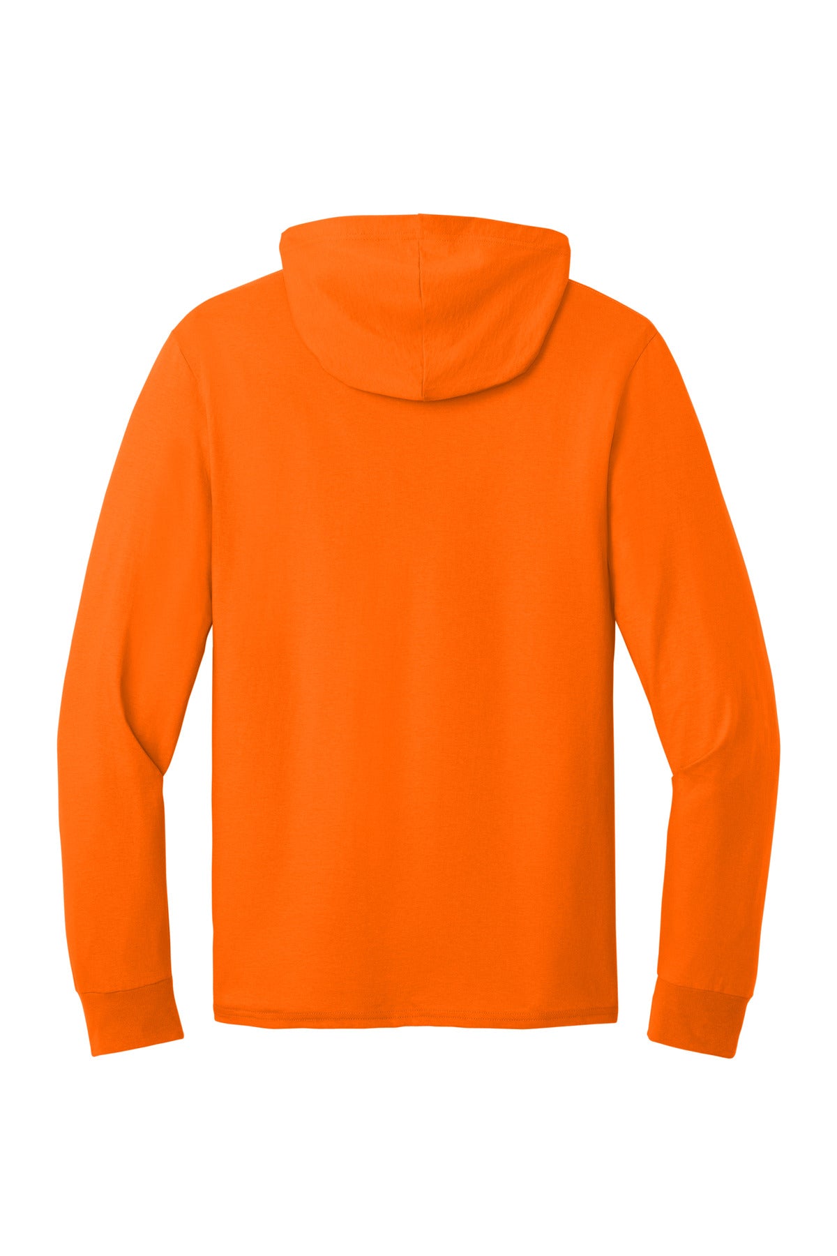 Jerzees Classics Unisex Cotton Long Sleeve Hooded T-Shirt 363LH Safety Orange