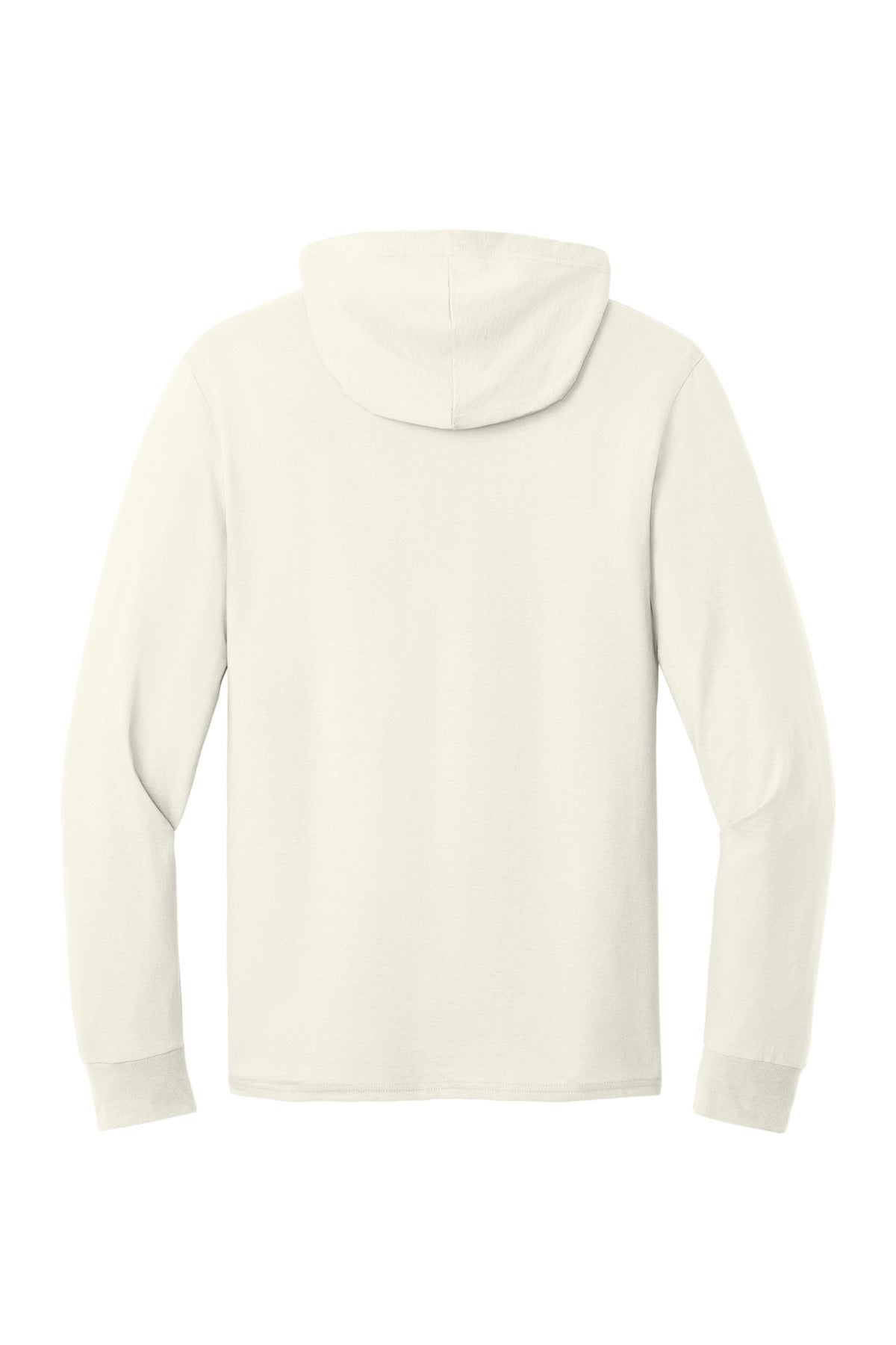 Jerzees Classics Unisex Cotton Long Sleeve Hooded T-Shirt 363LH Sweet Cream Heather