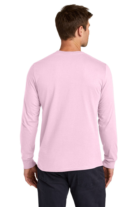 Jerzees Classics Unisex Cotton Long Sleeve T-Shirt 363L Classic Pink