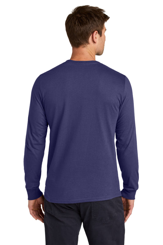 Jerzees Classics Unisex Cotton Long Sleeve T-Shirt 363L Deep Purple