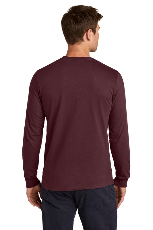 Jerzees Classics Unisex Cotton Long Sleeve T-Shirt 363L Maroon