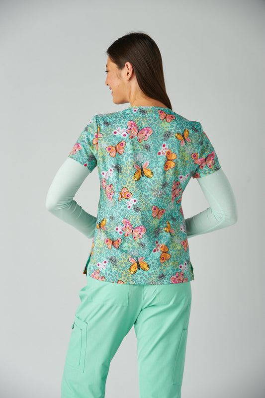 Koi Basics 384PR Leslie Top Wild Butterflies