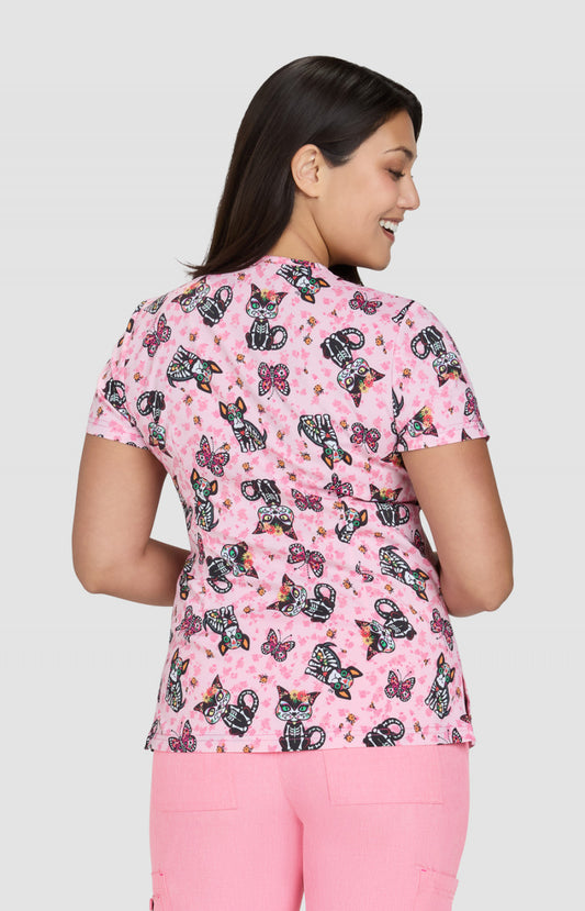 Basics 384PR Leslie Top Sugar Skull Cuties