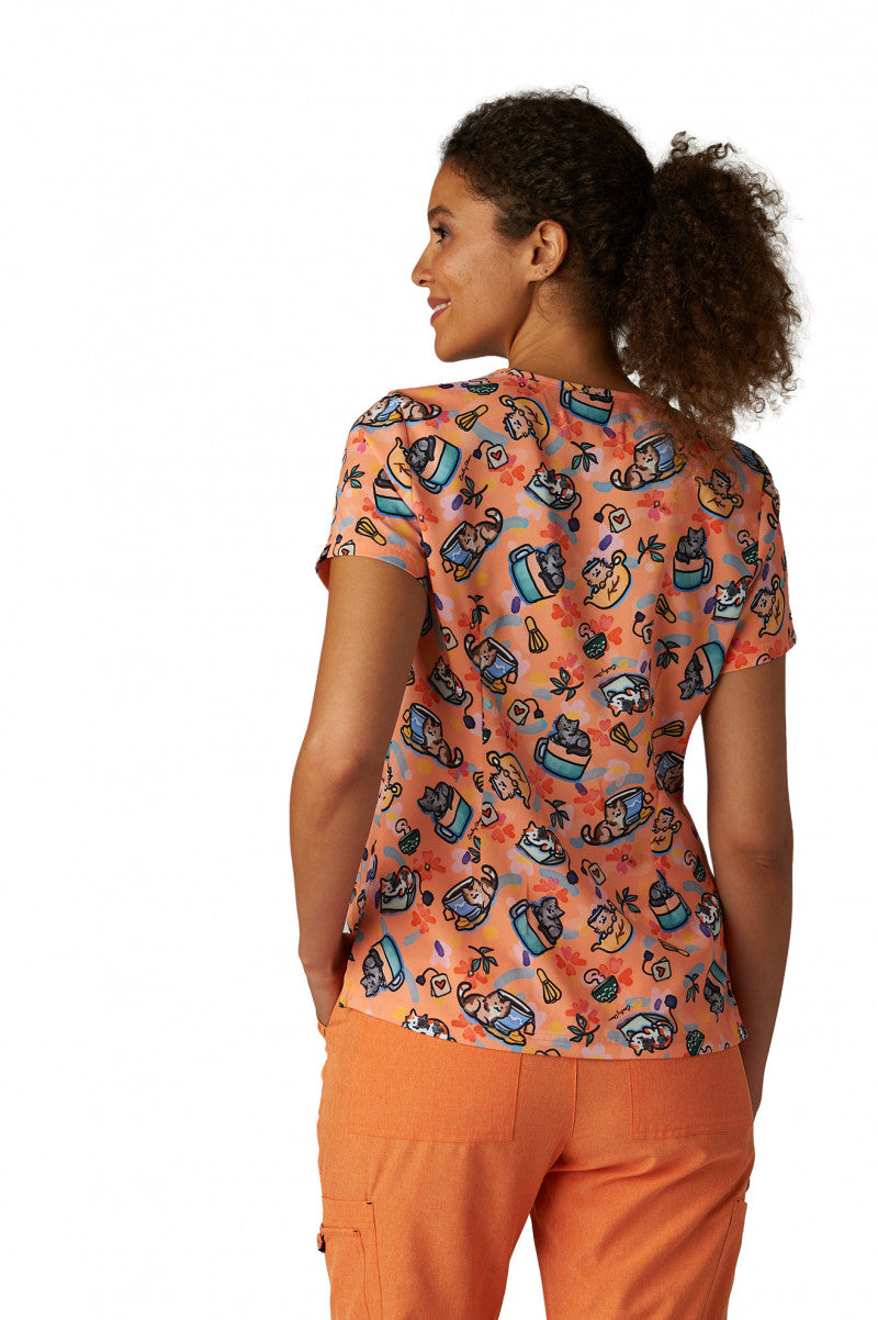 Artist Series 384PRA Leslie Top Kittens and Tea