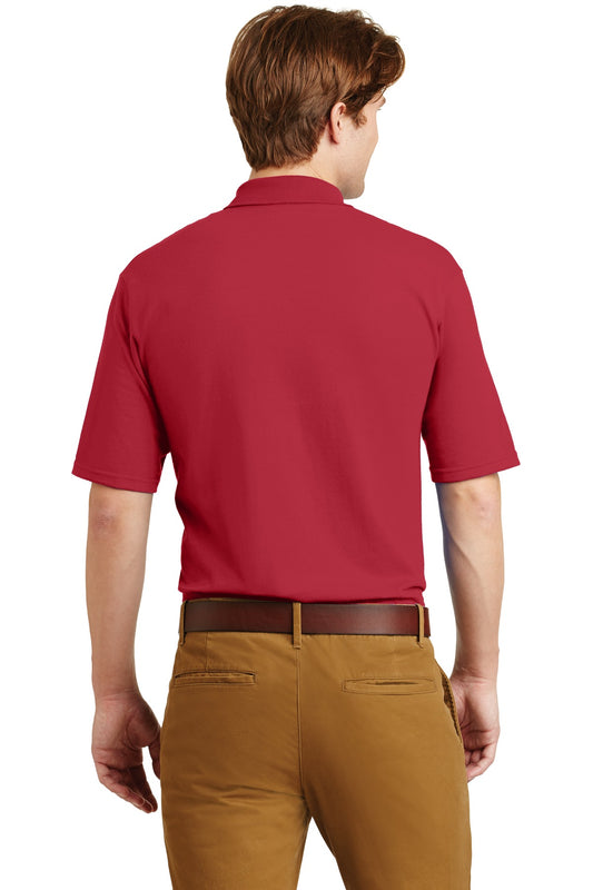 Jerzees Dri-Power Pocket Sport Shirt. 436MP True Red