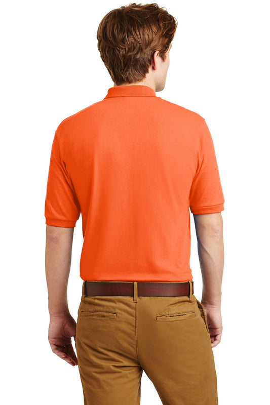 Jerzees Dri-Power Sport Shirt. 437M Safety Orange