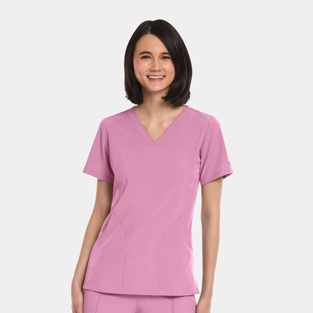 Matrix Impulse 4511 Women's V-Neck Top Wild Rose