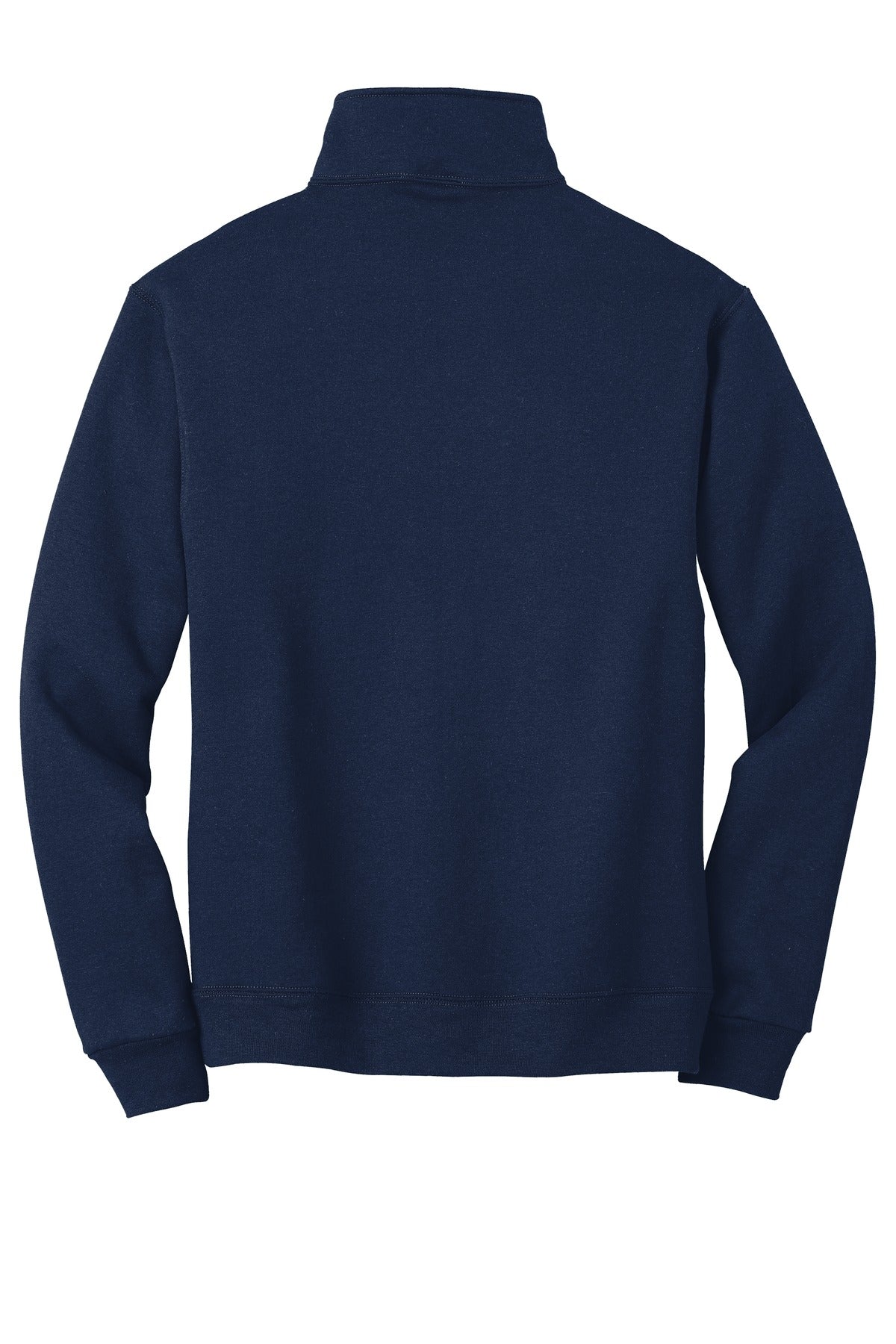 Jerzees Super Sweats NuBlend 1/4-Zip Sweatshirt with Cadet Collar. 4528M Navy
