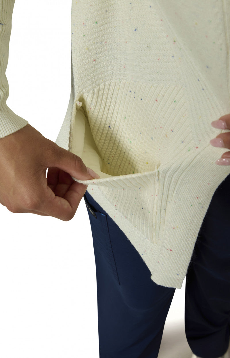 Essentials 463 Kori Sweater Cream / Multi-Color Speckles