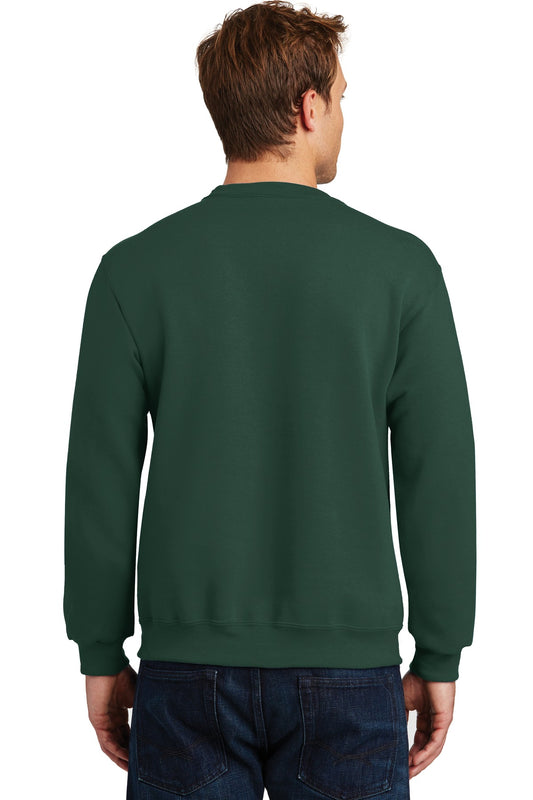 Jerzees Super Sweats NuBlend Crewneck Sweatshirt. 4662M Forest Green