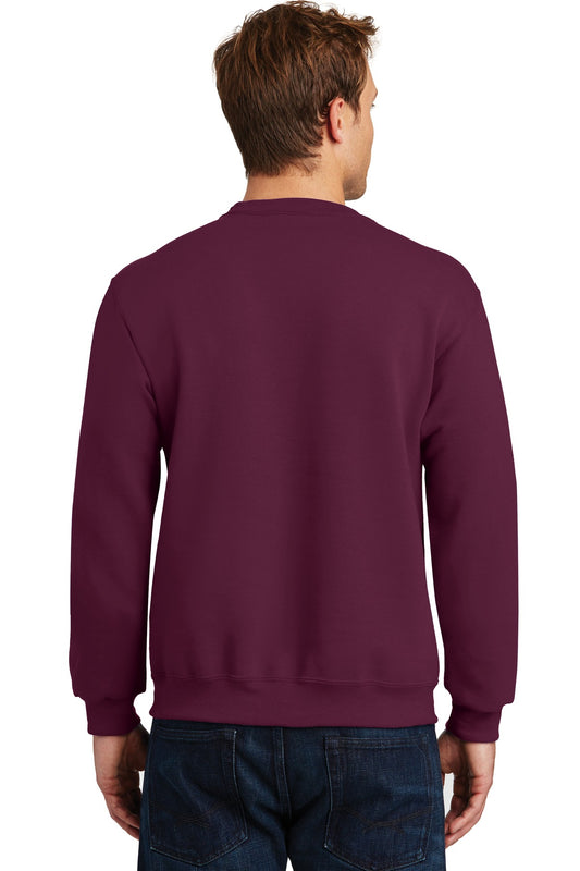Jerzees Super Sweats NuBlend Crewneck Sweatshirt. 4662M Maroon