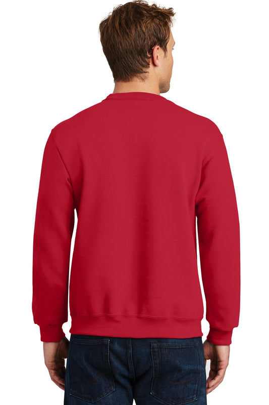 Jerzees Super Sweats NuBlend Crewneck Sweatshirt. 4662M True Red