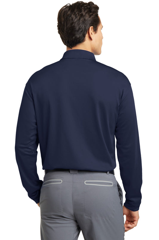 Nike Long Sleeve Dri-FIT Stretch Tech Polo. 466364 Midnight Navy
