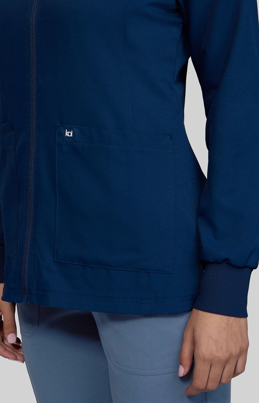 Scrubs Essentials Hera Women's 5-Pocket Jacket Navy
