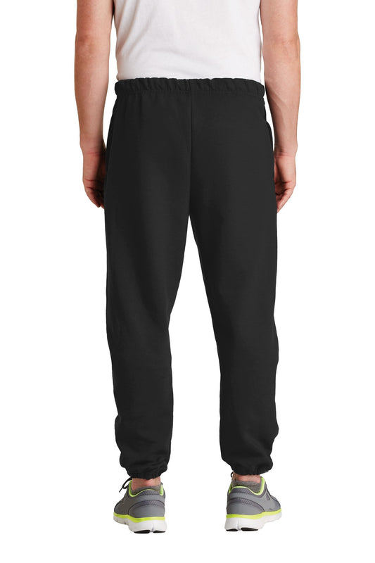 Jerzees Super Sweats NuBlend Sweatpant with Pockets. 4850MP Black