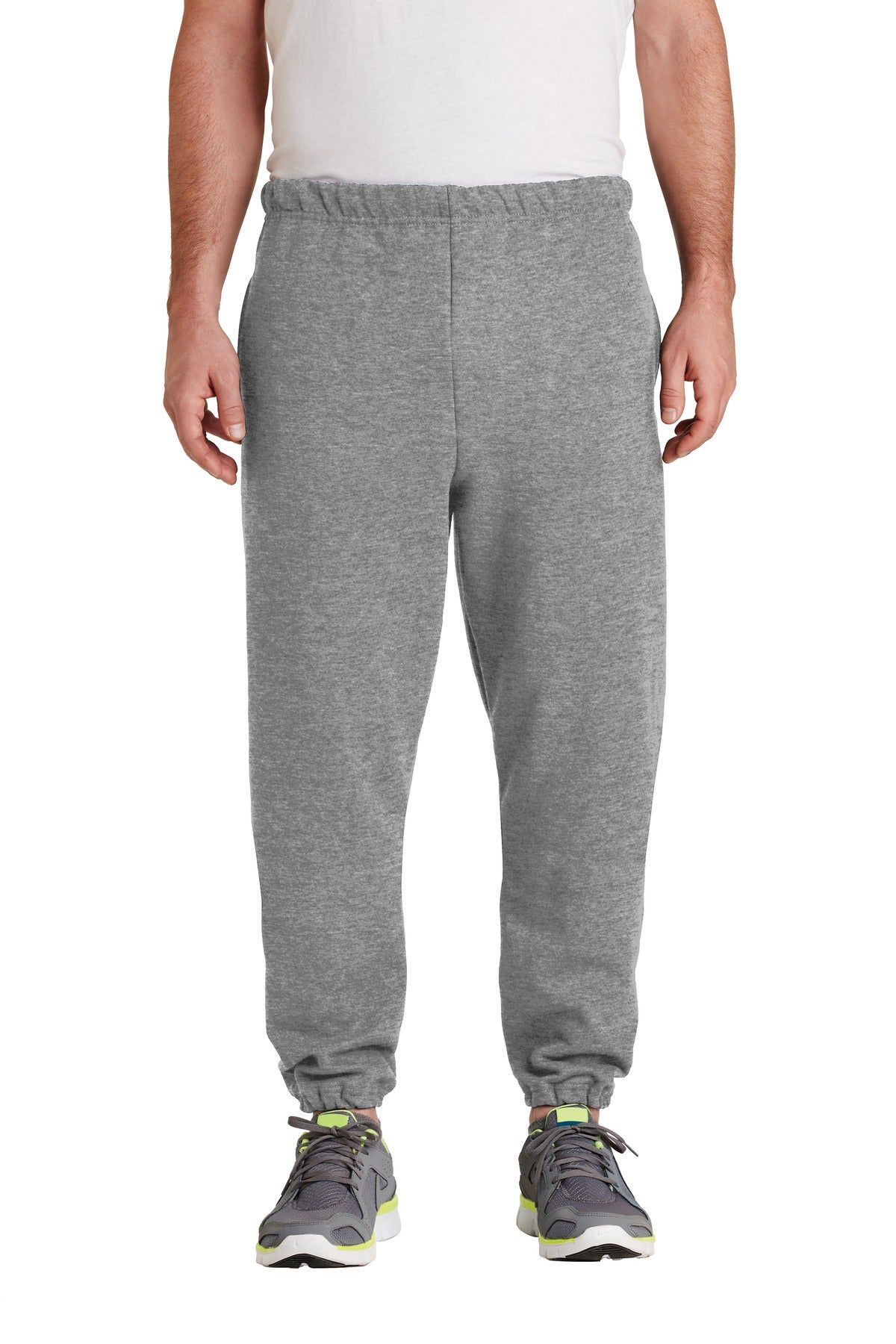 Jerzees Super Sweats NuBlend Sweatpant with Pockets. 4850MP Oxford