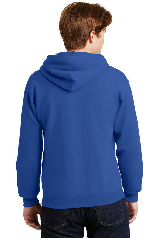 Jerzees Super Sweats NuBlend Pullover Hooded Sweatshirt. 4997M Royal