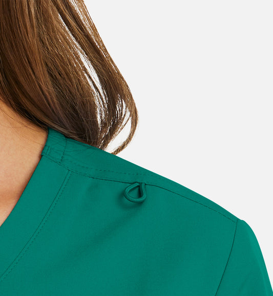 Momentum 5002 Women's Mock Wrap Top Hunter