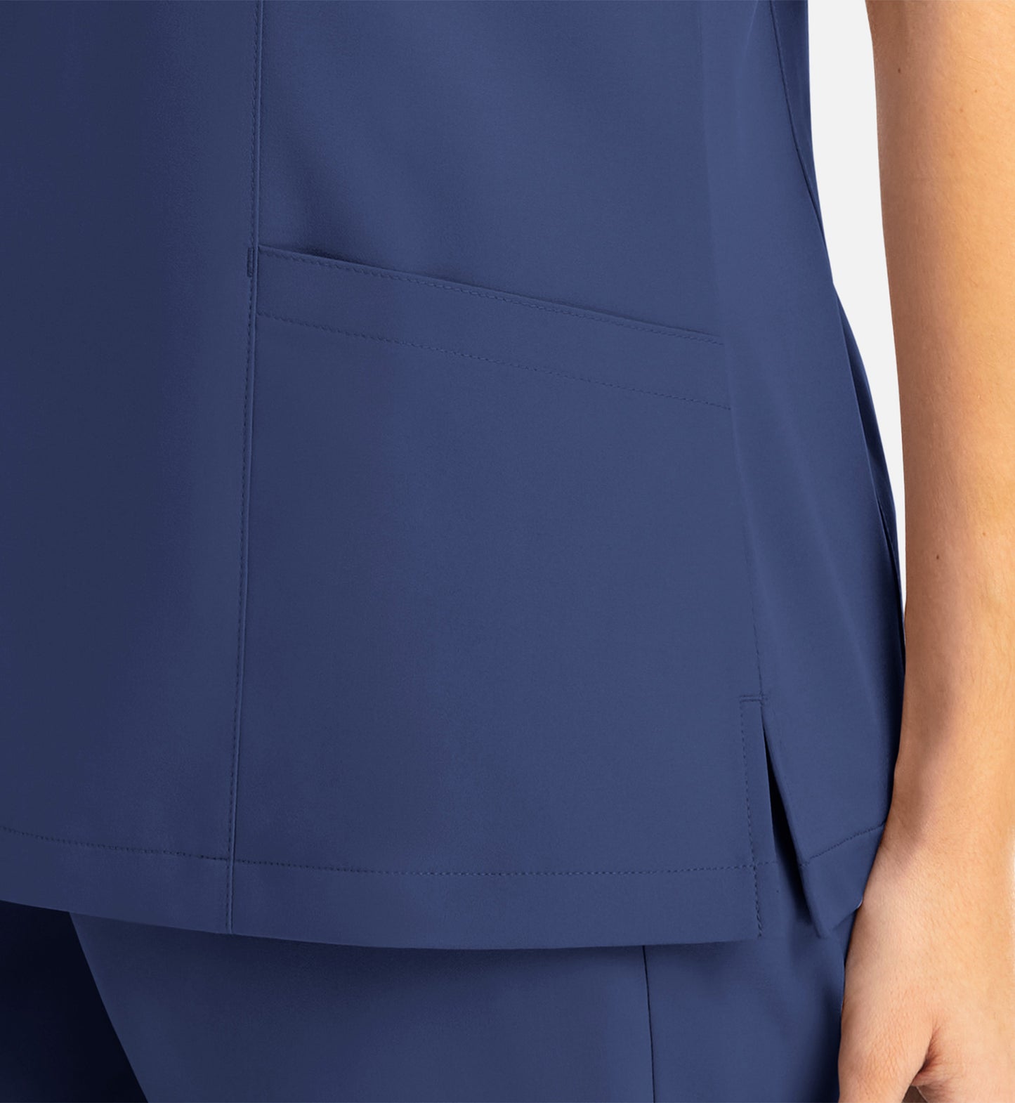 Momentum 5002 Women's Mock Wrap Top Navy