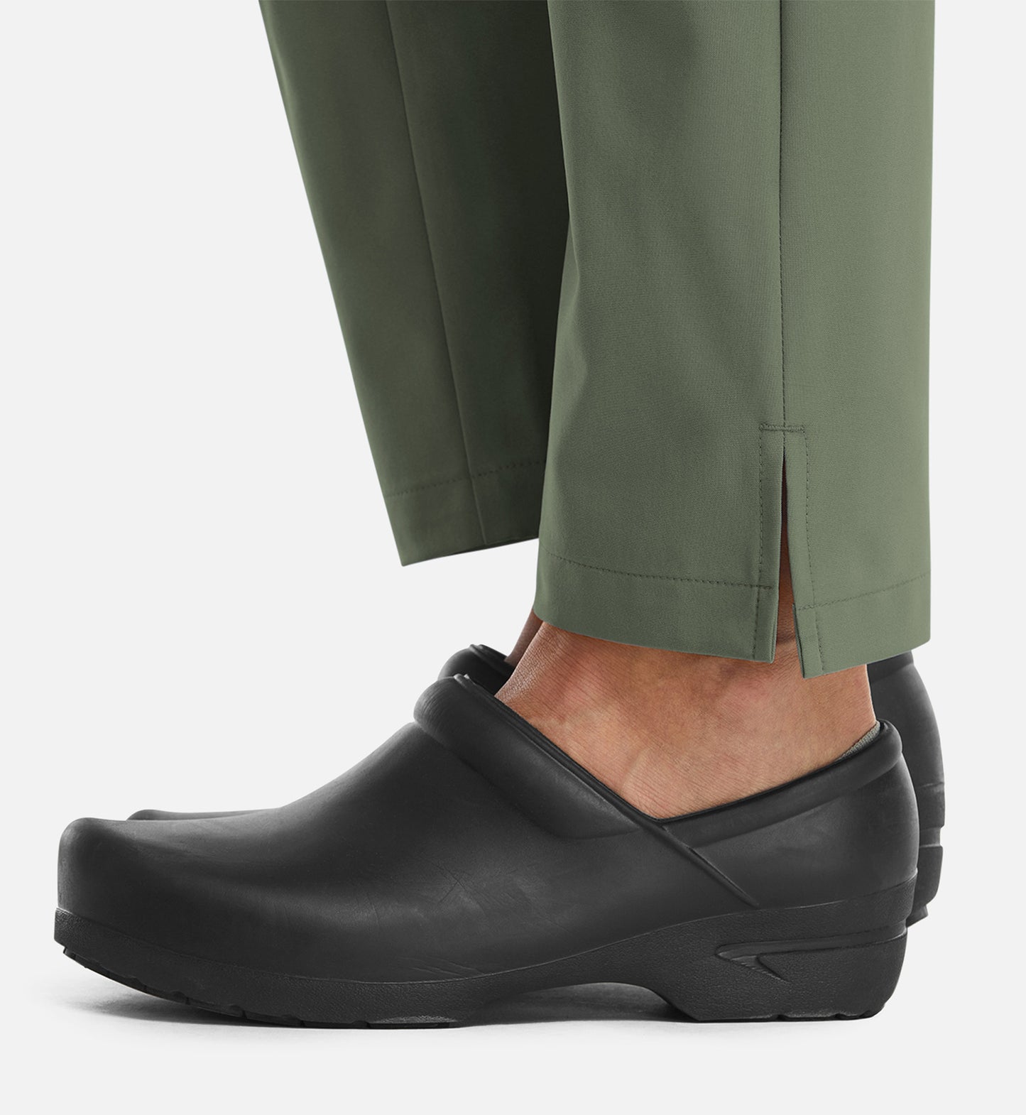 Momentum 5091 Women's Full Elastic Pull On Pants Olive