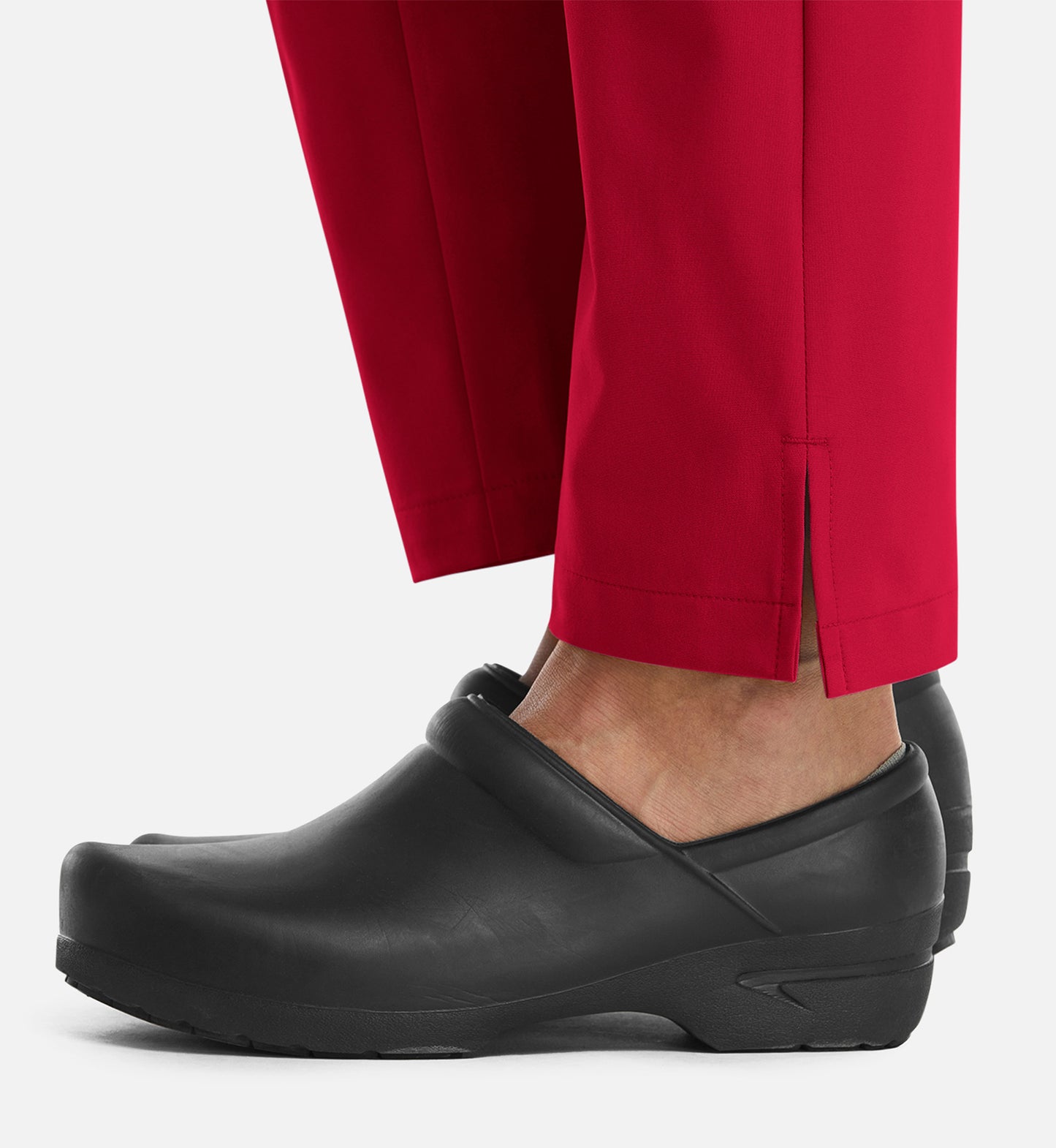 Momentum 5091 Women's Full Elastic Pull On Pants Red