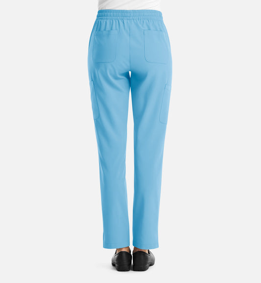 Momentum 5091 Women's Full Elastic Pull On Pants Turquoise