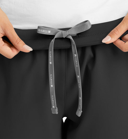 Momentum 5092 Women's Yoga Waist Jogger Black