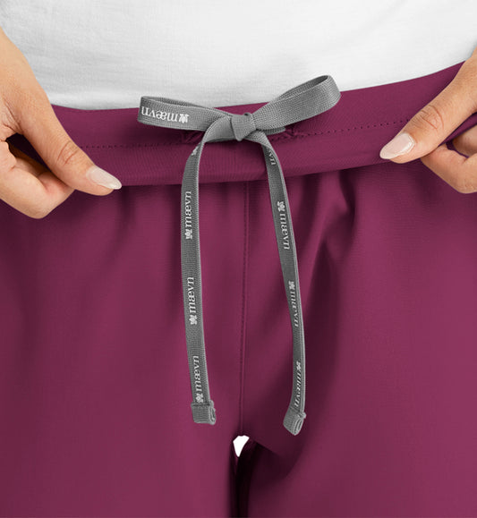 Momentum 5092 Women's Yoga Waist Jogger Wine