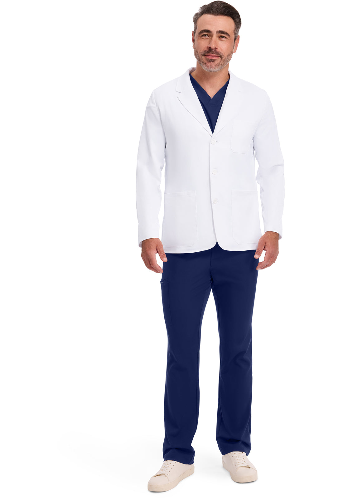 White Coat 5150 Men's Leo Lab Coat White
